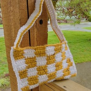 Crochet Checker Purse